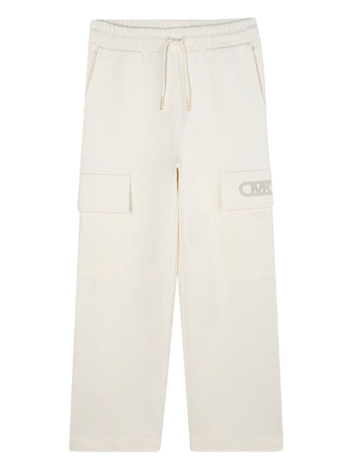Pantalone crema per bambina R30453 190 Michael Kors Kids 