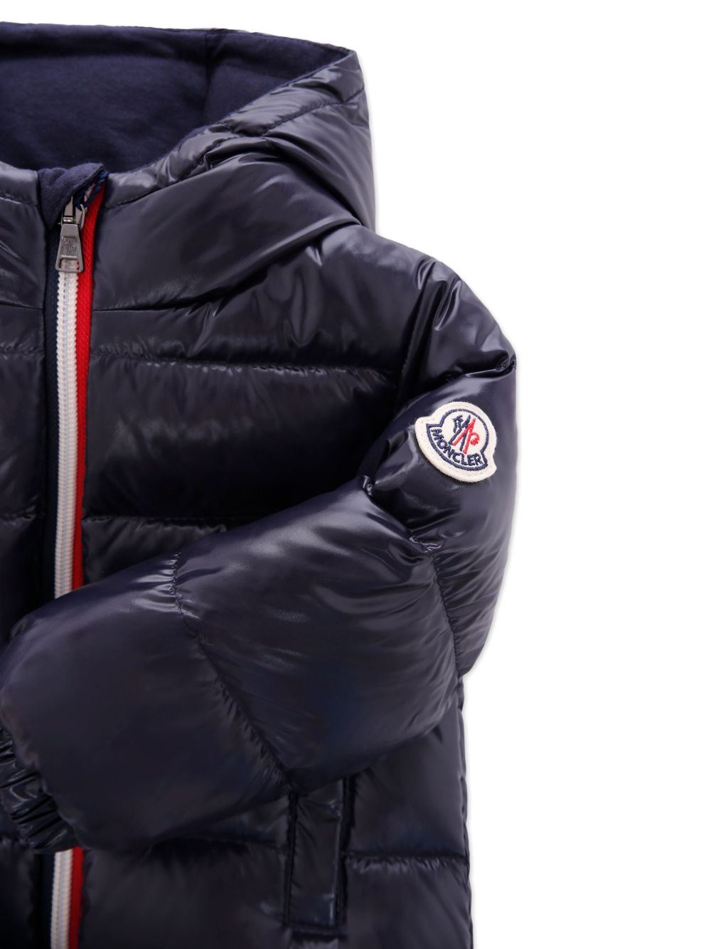Giubbotto blu per neonato 9511A00002597Z8 742 Moncler Kids 