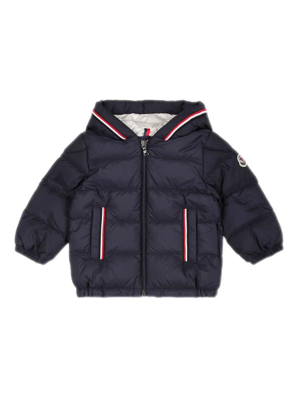 Giubbotto blu navy per neonato 9511A0000353A5E 742 Moncler Kids 