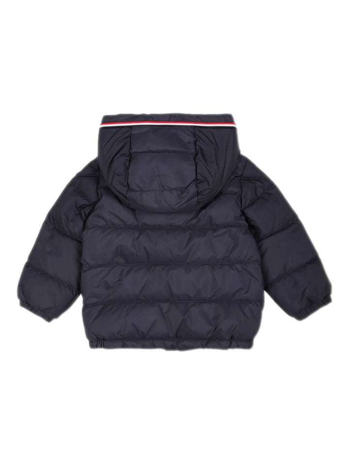 Giubbotto blu navy per neonato 9511A0000353A5E 742 Moncler Kids 