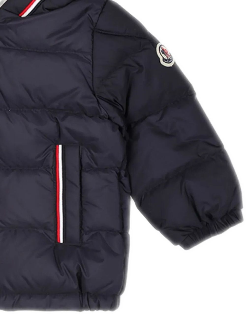 Giubbotto blu navy per neonato 9511A0000353A5E 742 Moncler Kids 