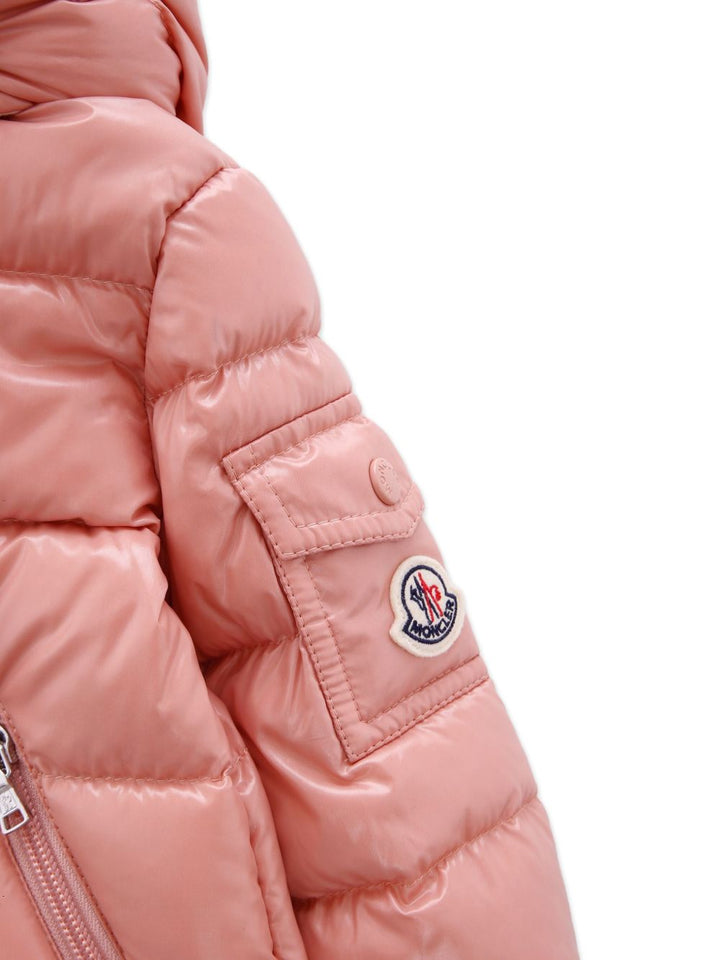 Giubbotto rosa per neonata 9511A00013597Z8 51E Moncler Kids 