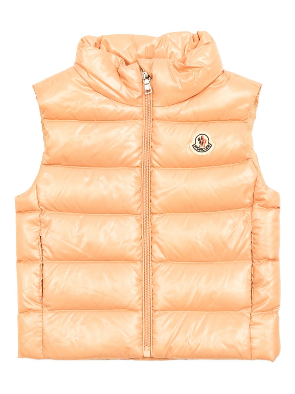 Gilet rosa per neonata 9511A00016597Z8 51E Moncler Kids 
