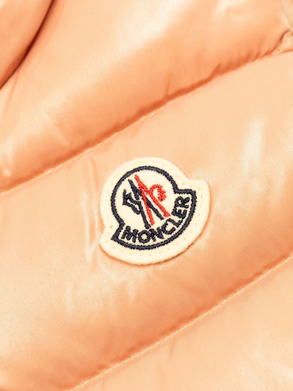 Gilet rosa per neonata 9511A00016597Z8 51E Moncler Kids 