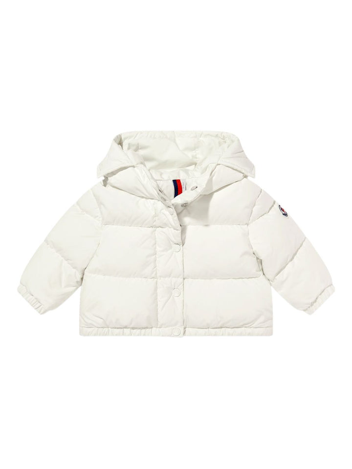 Giubbotto bianco per neonata 9511A00031597YW 034 Moncler Kids 