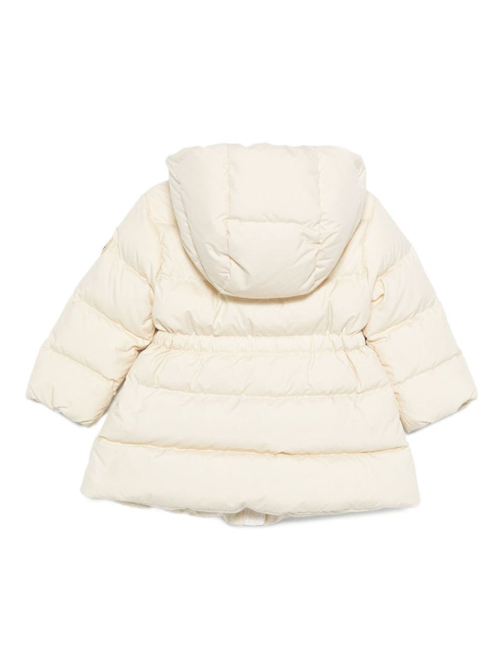 Giubbotto beige per neonata 9511C00001597YW 041 Moncler Kids 