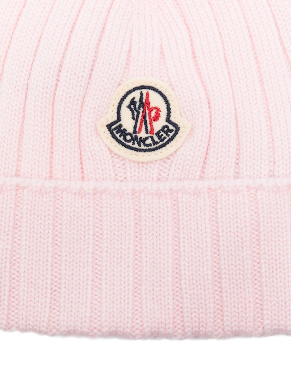 Cappello rosa chiaro per neonata 9513B00006M1131 529 Moncler Kids 