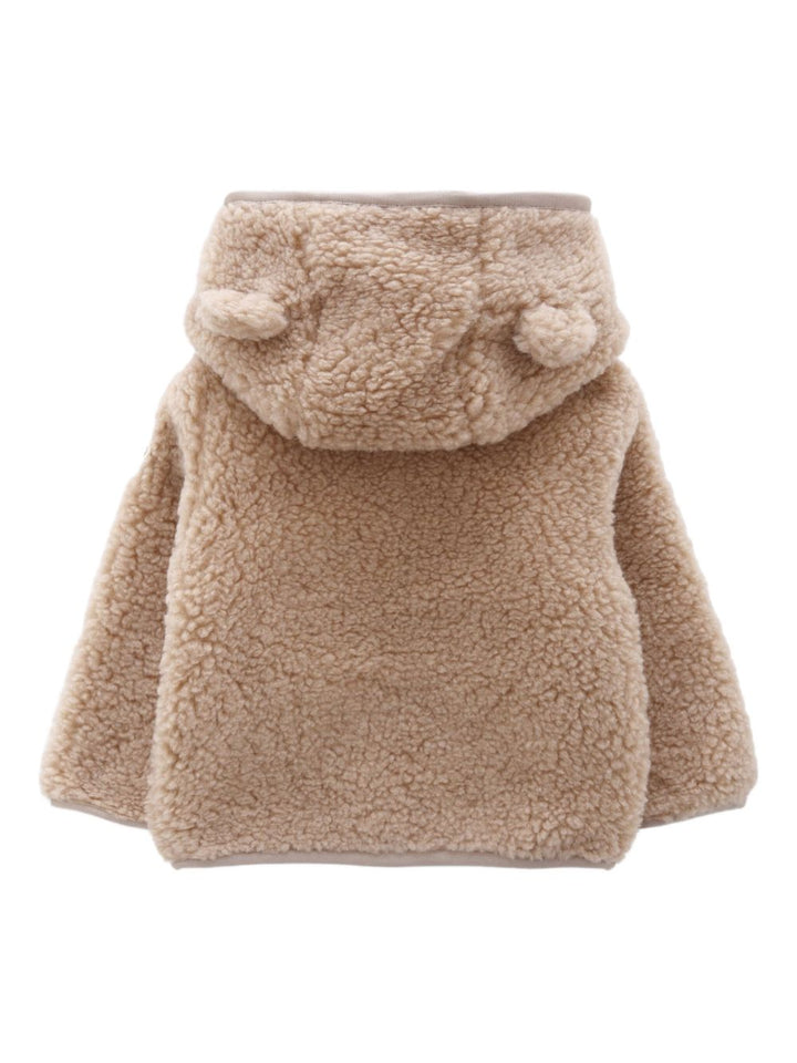 Cappotto beige per neonato 9518G0000189A3X 239 Moncler Kids 