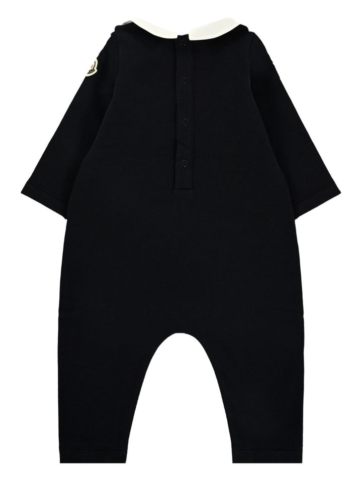Tutina blu per neonato 9518L0000489A23 778 Moncler Kids 