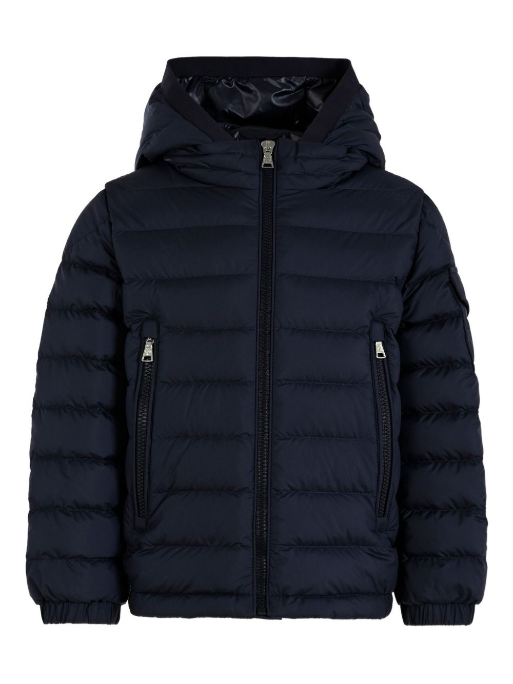 Giubbotto blu per bambino 9541A00001597X2 77G Moncler Kids 