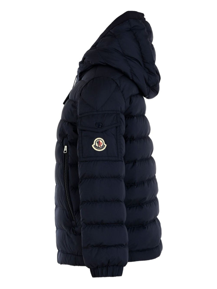 Giubbotto blu per bambino 9541A00001597X2 77G Moncler Kids 