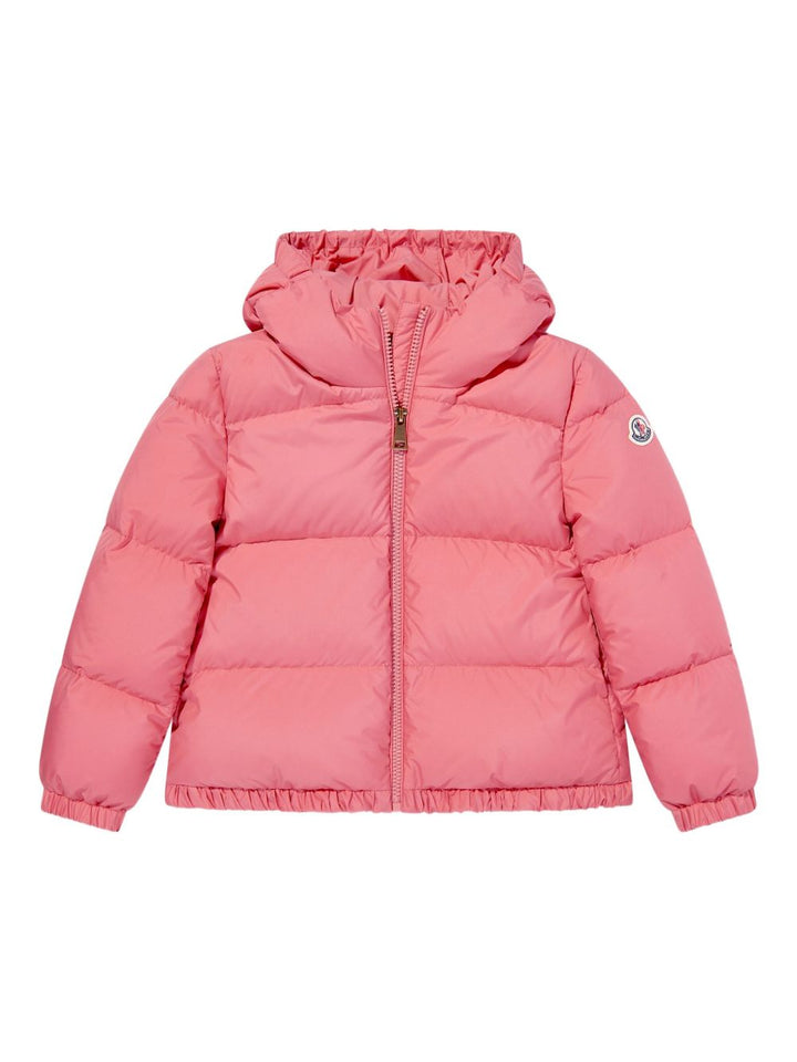 Giubbotto rosa per bambina 9541A00012597YW 56H Moncler Kids 