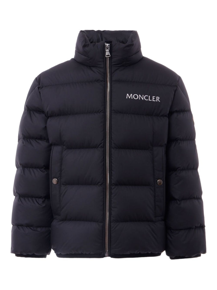Giubbotto nero per bambino 9541A00026597X2 999 Moncler Kids 