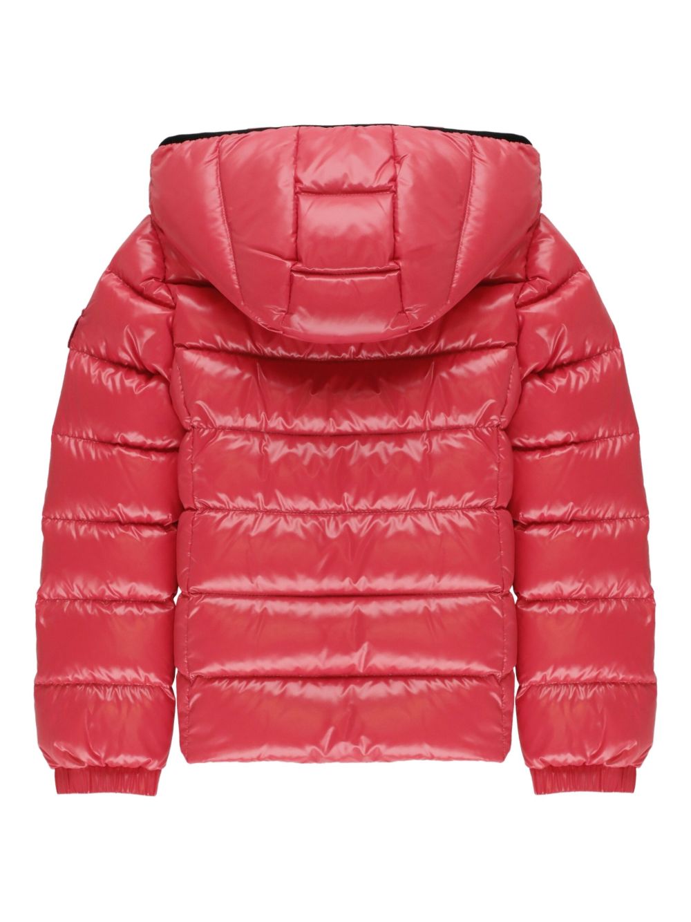 Giubbotto rosso corallo per bambina 9541A5271068950 410 Moncler Kids 