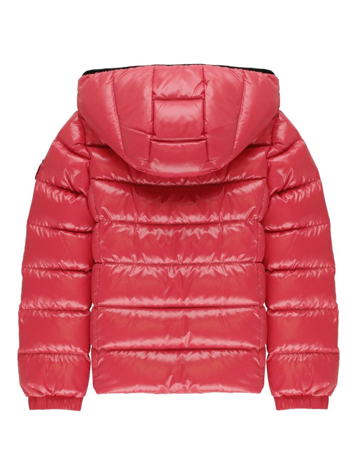 Giubbotto rosso corallo per bambina 9541A5271068950 410 Moncler Kids 