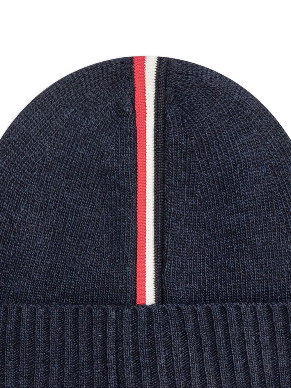 Cappello in cotone blu navy per bambino 9543B00001M1241 745 Moncler Kids 