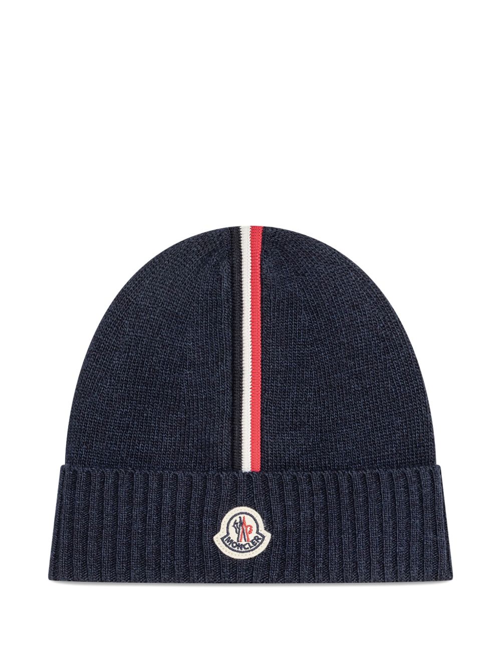 Cappello in cotone blu navy per bambino 9543B00001M1241 745 Moncler Kids 