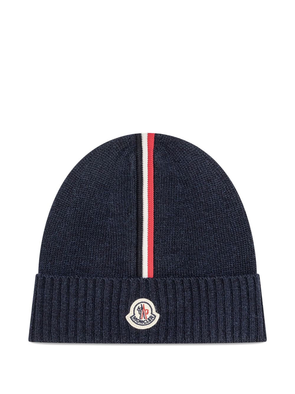 Cappello in cotone blu navy per bambino 9543B00001M1241 745 Moncler Kids 