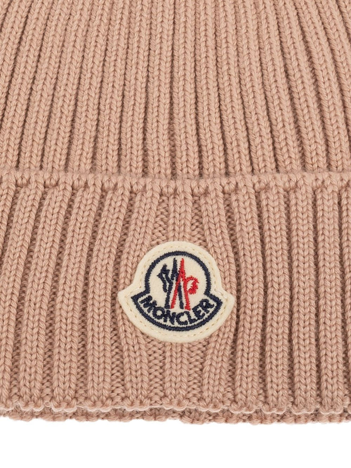 Cappello beige per bambino 9543B00012M1131 513 Moncler Kids 