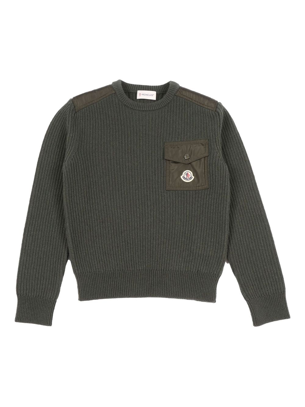 Maglione verde scuro per bambino 9549C00010M1241 842 Moncler Kids 