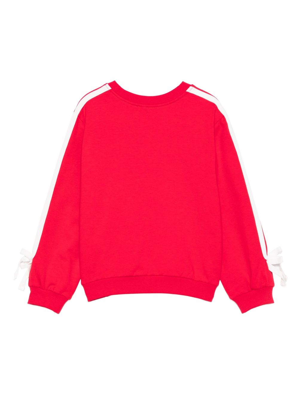 Felpa rossa  per bambina 19F630NP6004 0043 Monnalisa Kids 