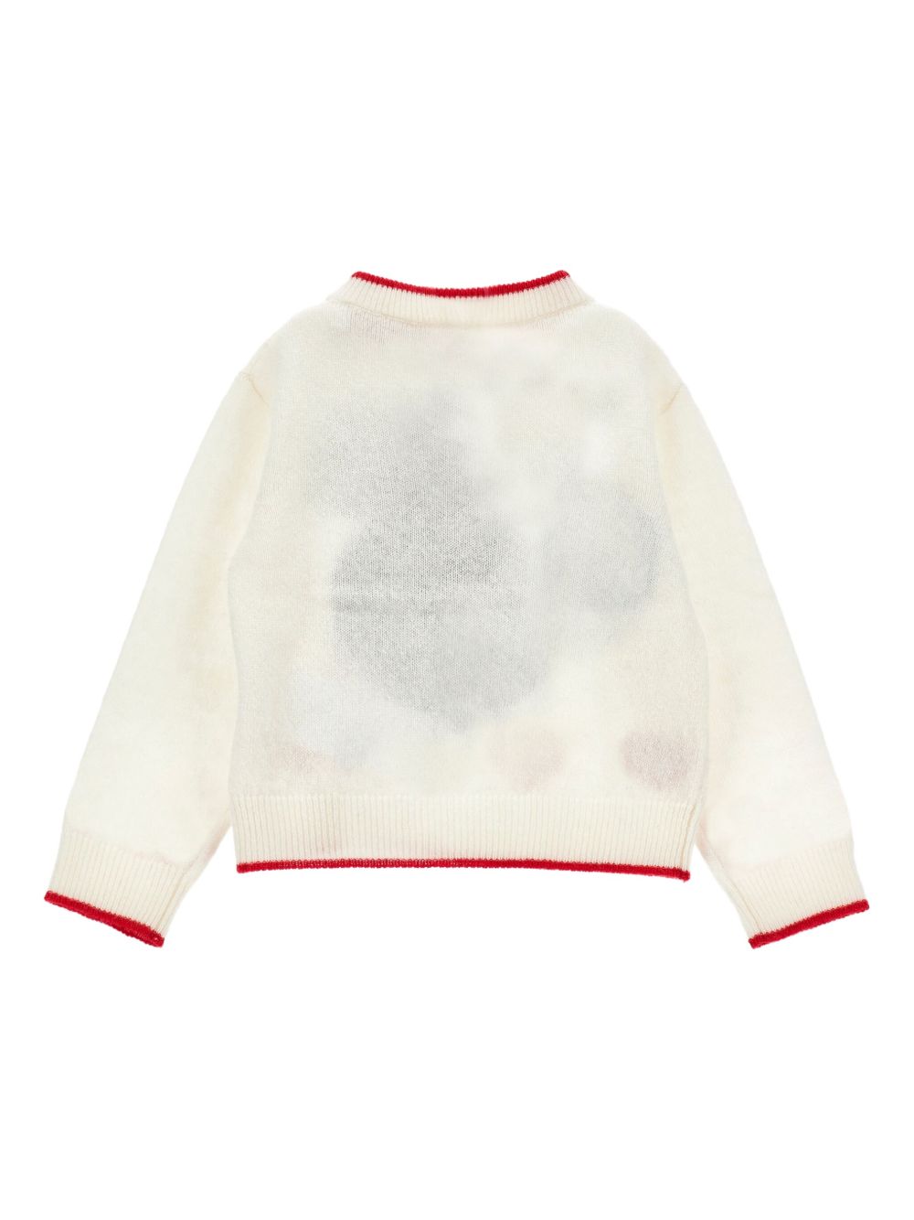 Maglione bianco per bambina 19F633NP6091 0143 Monnalisa Kids 