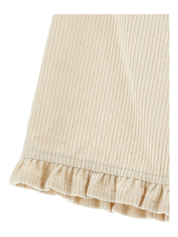 Pantalone beige per neonata 37F4026852 0002 Monnalisa Kids 