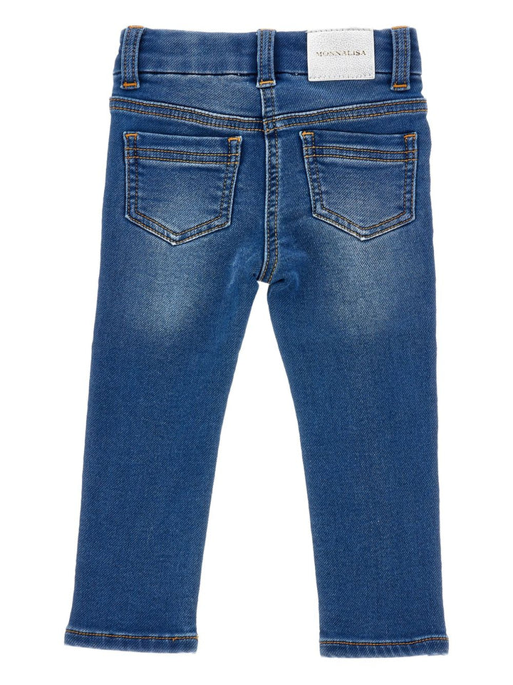 Jeans blu per neonata 39F4006042 0055 Monnalisa Kids 