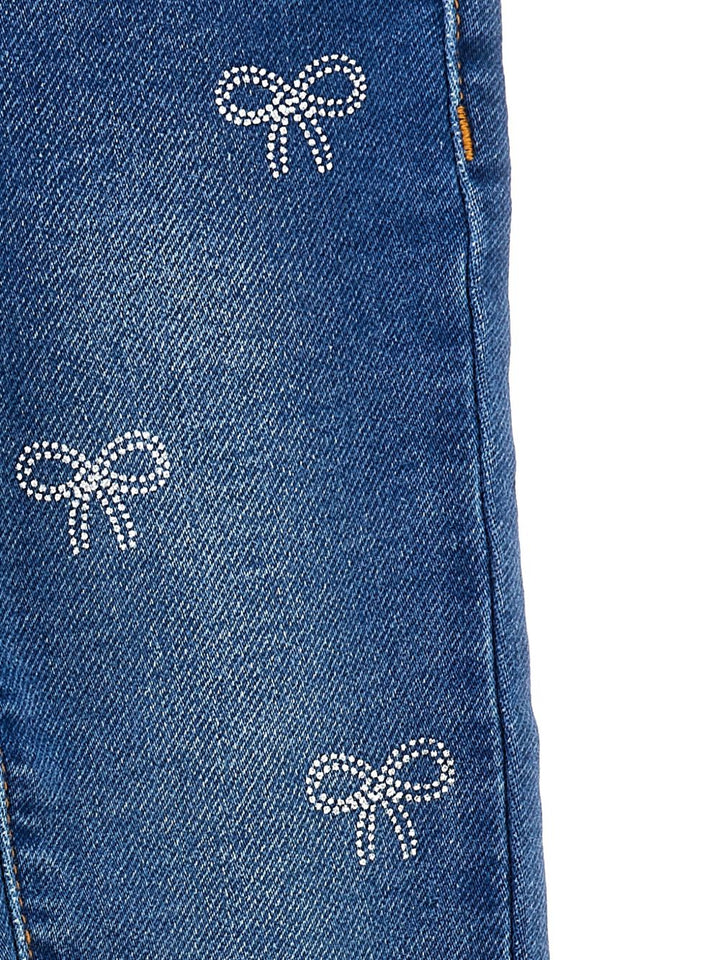 Jeans blu per neonata 39F4006042 0055 Monnalisa Kids 