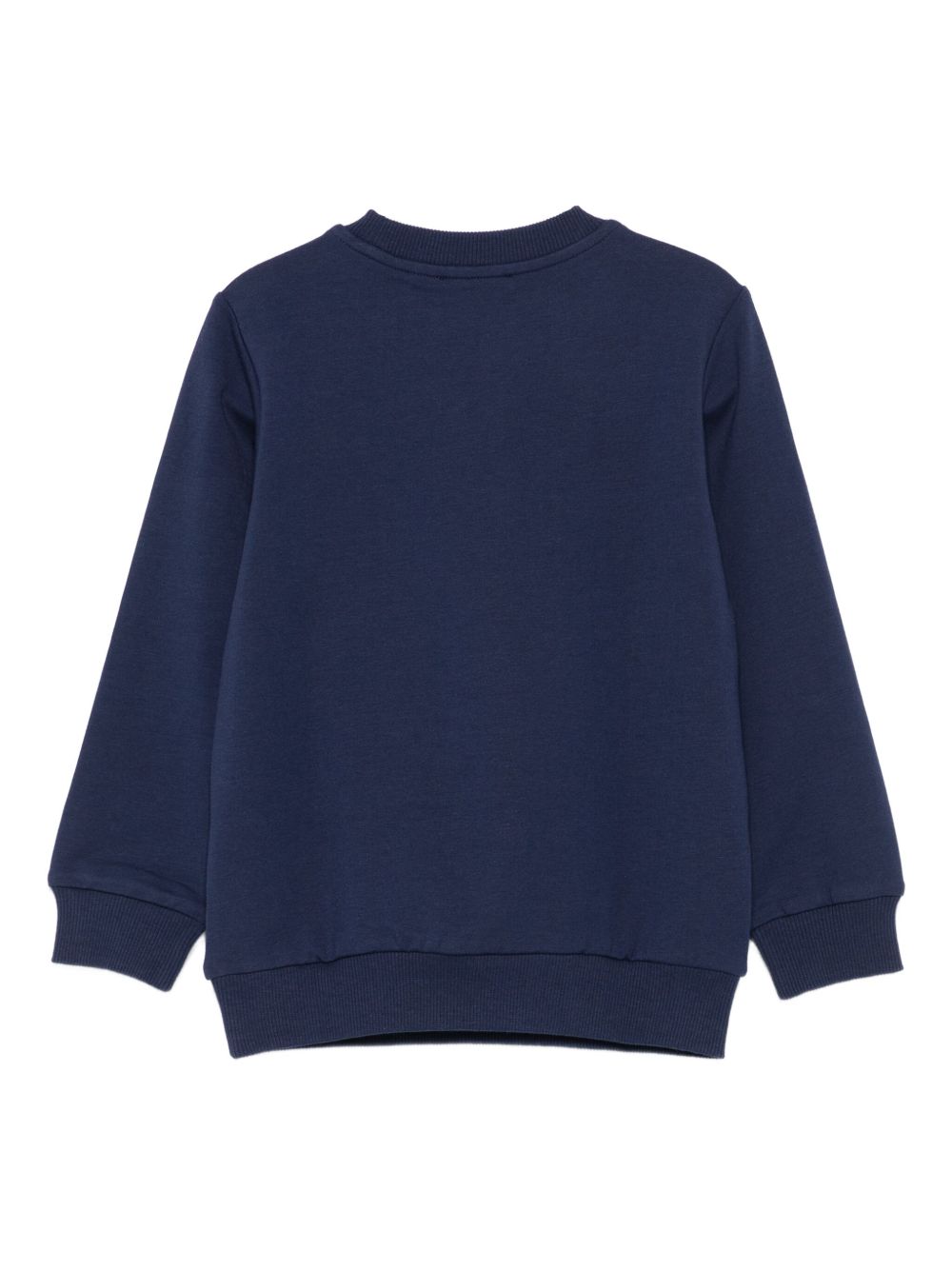 Felpa blu navy per bambino HUF09ILDA21 40016 Moschino Kids 