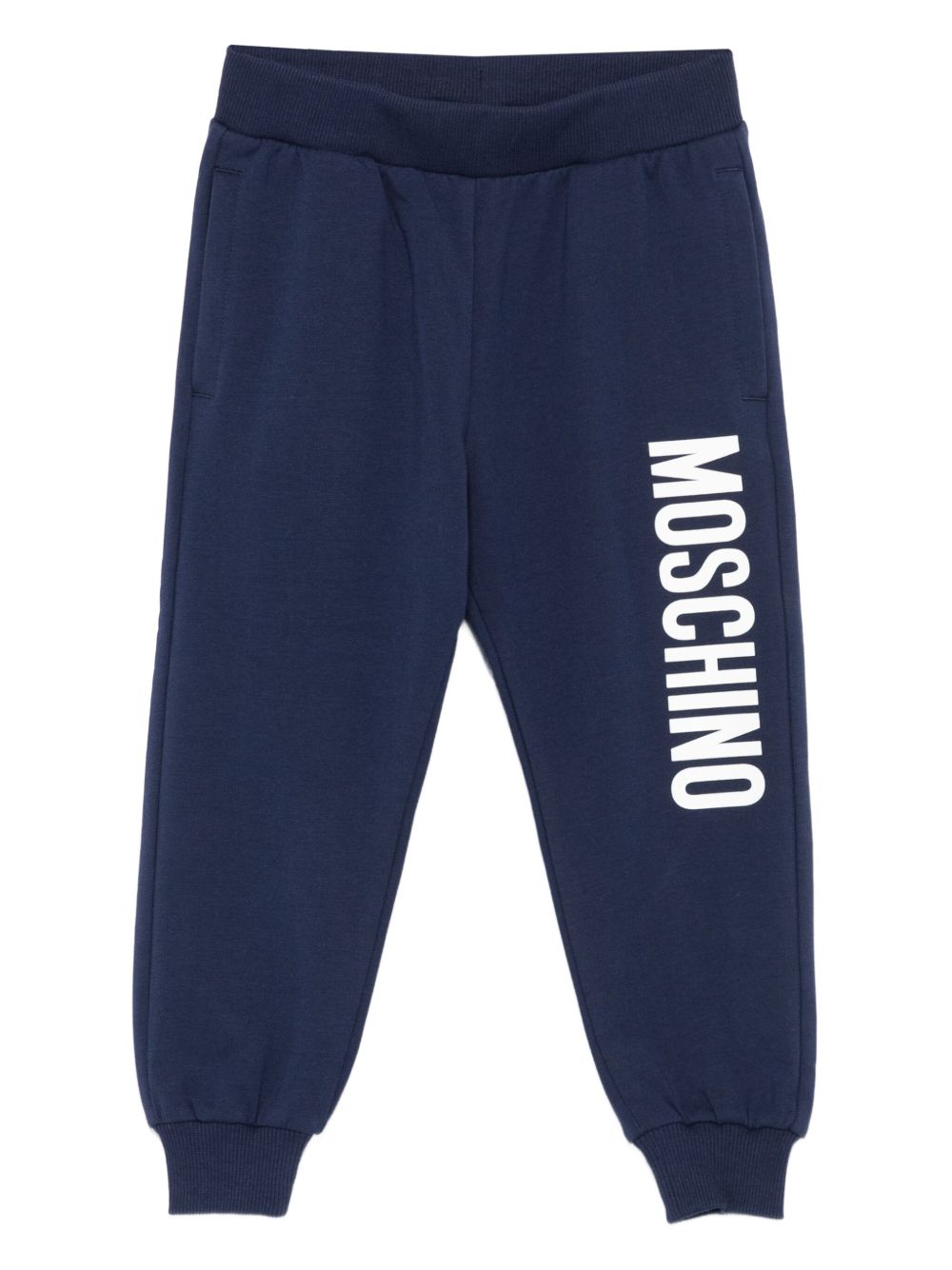 Pantalone blu navy per bambino HUP08ULDA21 40016 Moschino Kids 