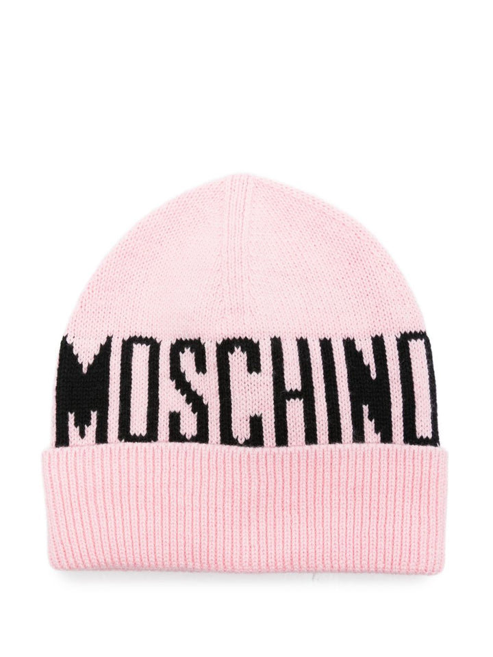 Cappello rosa per bambina HUX02PLHE66 50209 Moschino Kids 