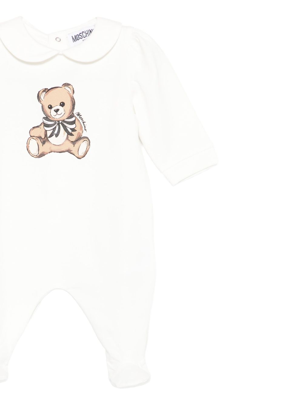 Tutina bianca per neonato MDT01ALDA16 10063 Moschino Kids 