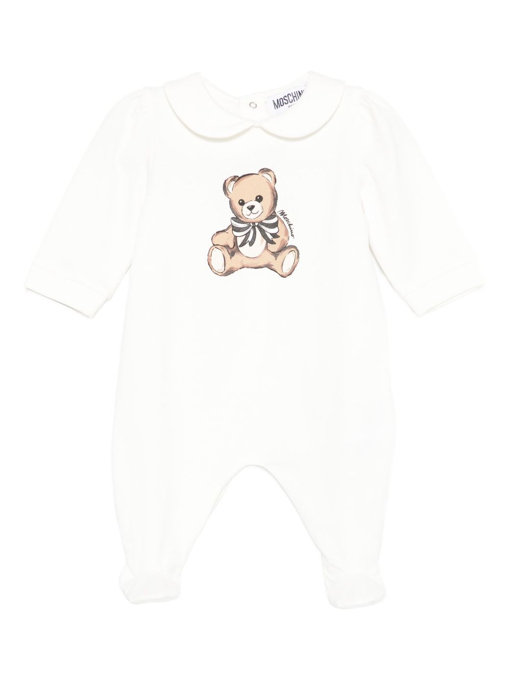 Tutina bianca per neonato MDT01ALDA16 10063 Moschino Kids 