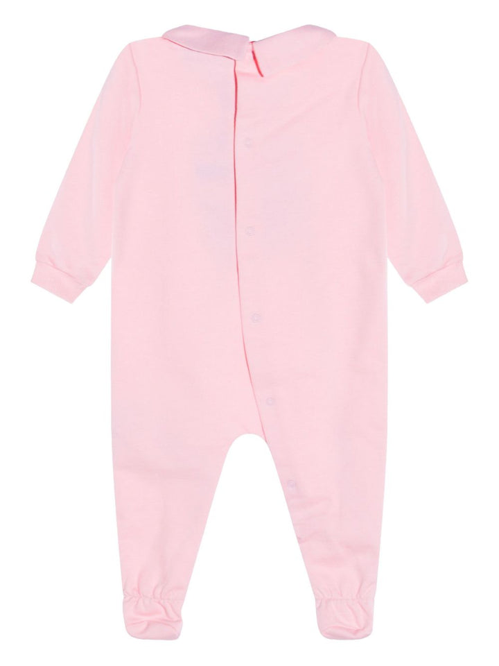 Tutina rosa per neonata MMY08BLCA40 50209 Moschino Kids 