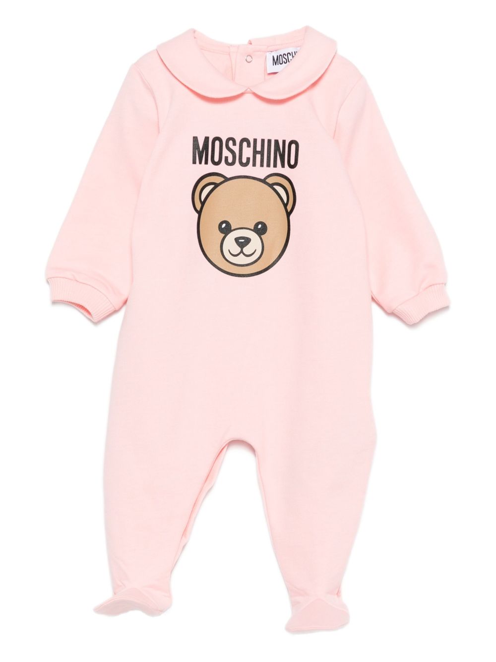 Tutina rosa per neonata MUY08JLCA40 50209 Moschino Kids 