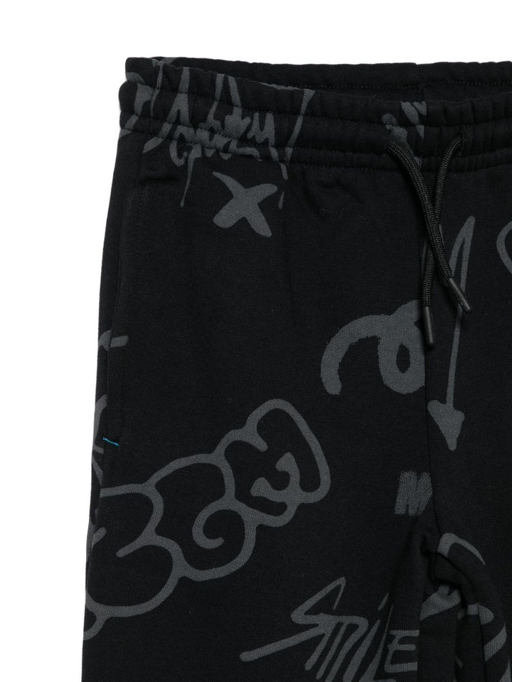 Pantalone nero per bambino F5MSJBFP245 110 Msgm Kids 