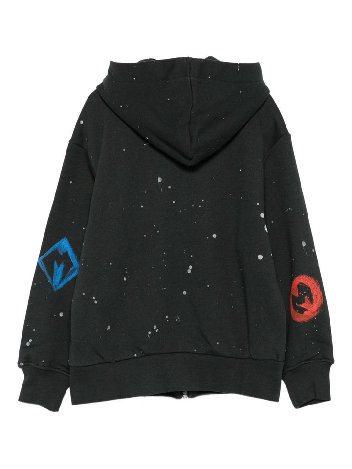 Felpa nera per bambino F5MSJBZH251 MS040 Msgm Kids 