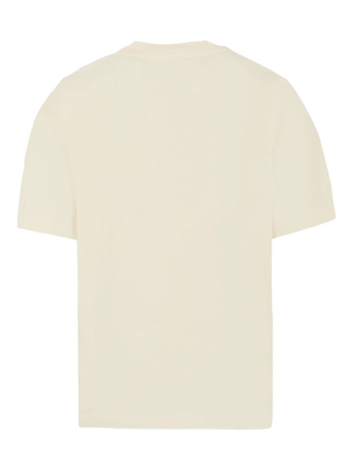 T-shirt beige per bambino F5MSJGTH120 013 Msgm Kids 