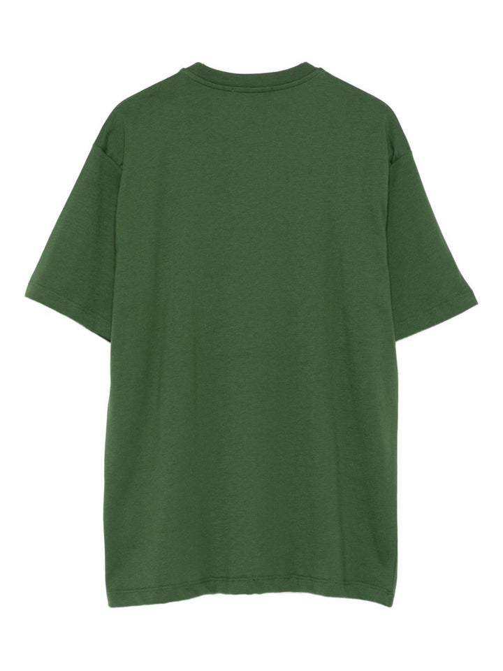 T-shirt verde per bambino F5MSJUTH007 MS039 Msgm Kids 