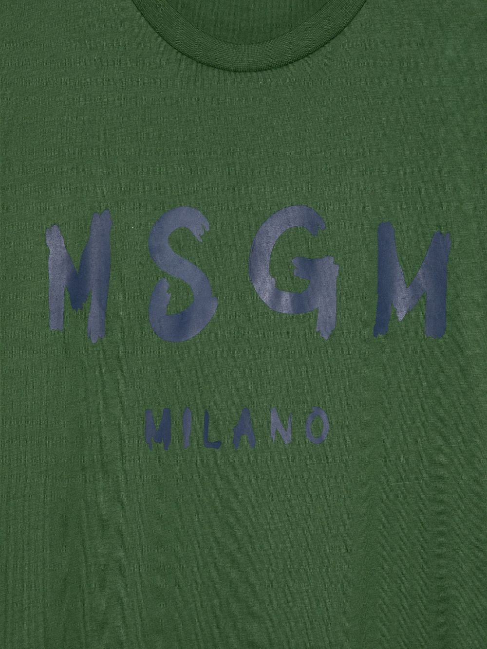T-shirt verde per bambino F5MSJUTH007 MS039 Msgm Kids 