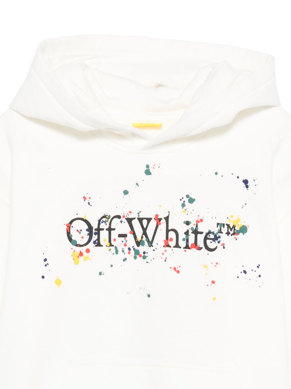 Felpa bianca per bambino OBBB001F25FLE002 0110 Off White Kids 