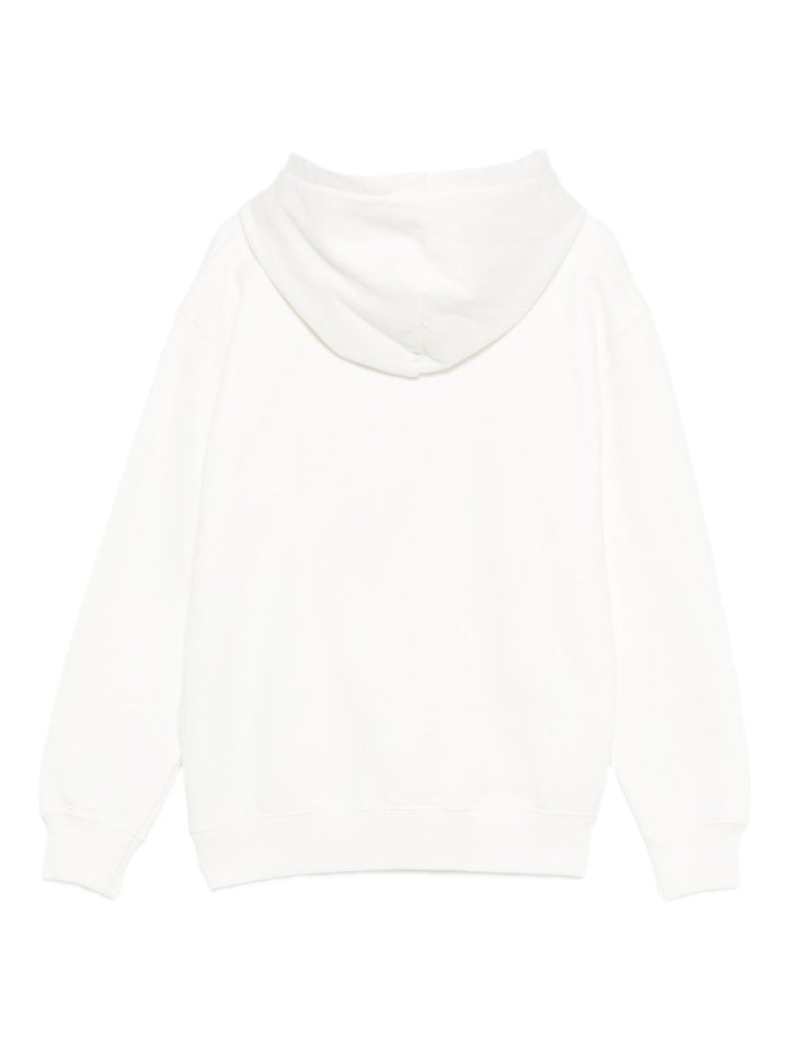 Felpa bianca per bambino OBBB001F25FLE002 0110 Off White Kids 
