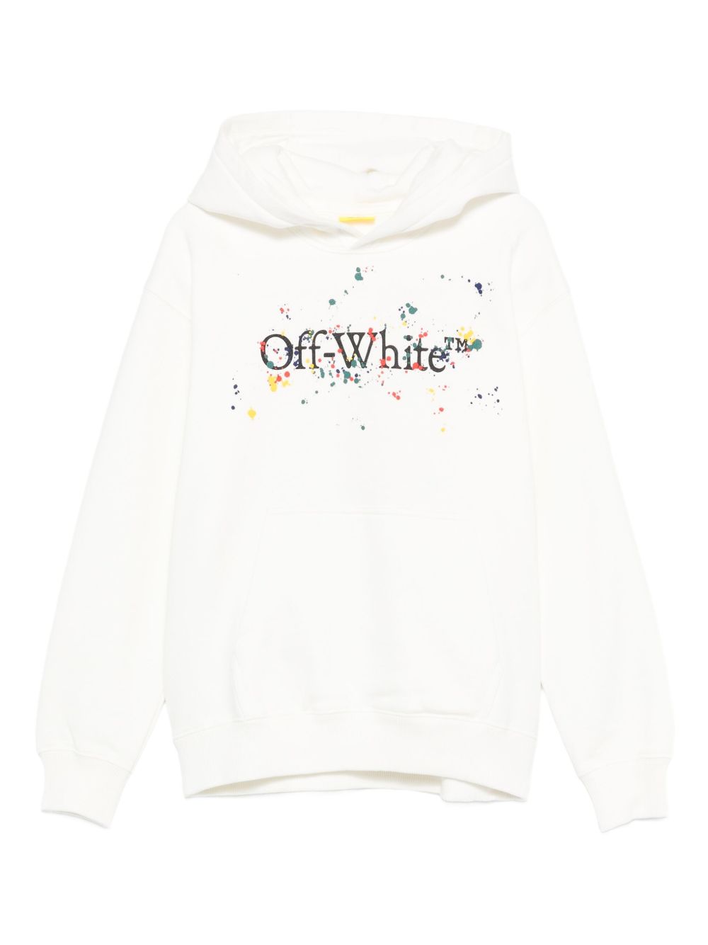 Felpa bianca per bambino OBBB001F25FLE002 0110 Off White Kids 