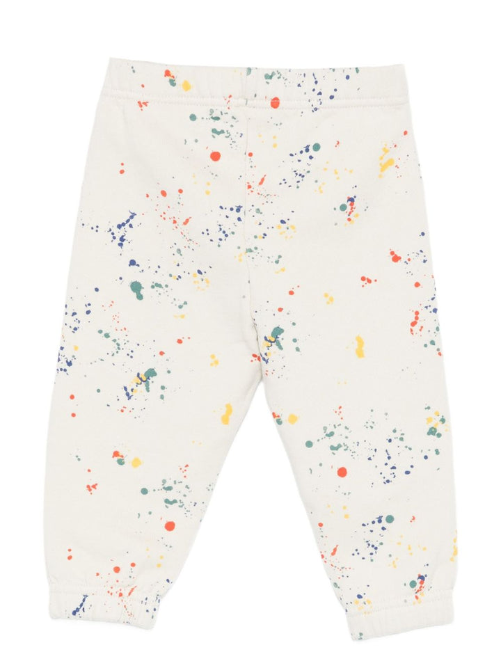 Pantalone bianco per neonato OBXD001F25FLE002 0584 Off White Kids 