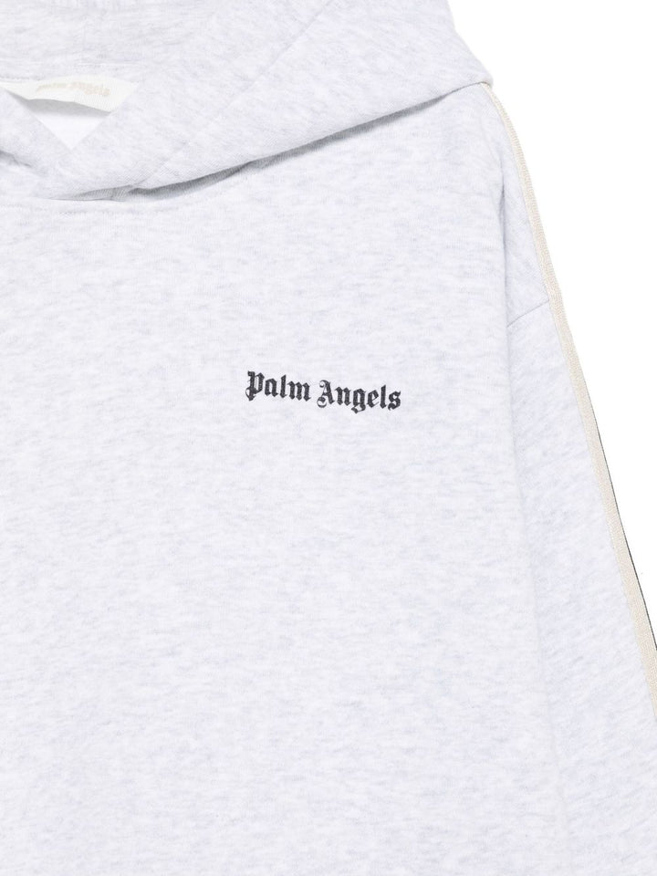 Felpa bianca per bambino PBBB012F25FLE008 0810 Palm Angels Kids 