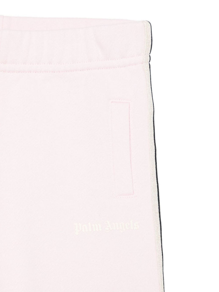 Pantalone rosa pallido per neonato PG4X002F25FLE001 3C03 Palm Angels Kids 