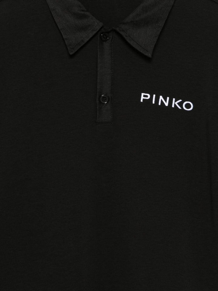 Abito nero per bambina KFAB027CTV096 D821 Pinko Kids 