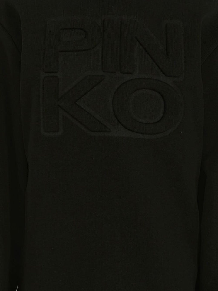 Abito nero per bambina KFAB030CFE014 N000 Pinko Kids 