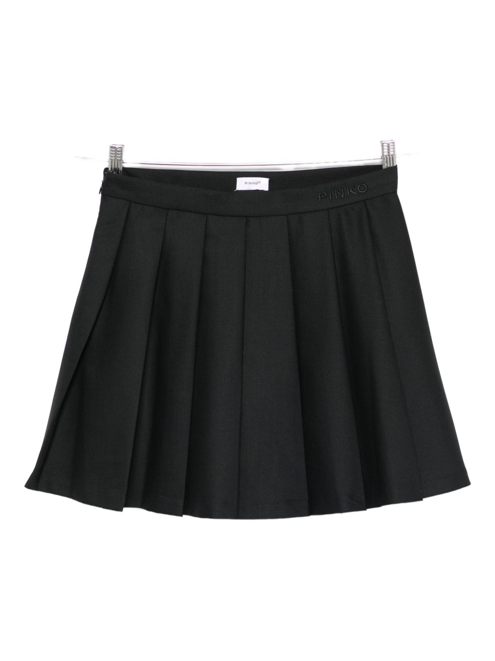 Gonna nera per bambina KFGO011CML025 N000 Pinko Kids 